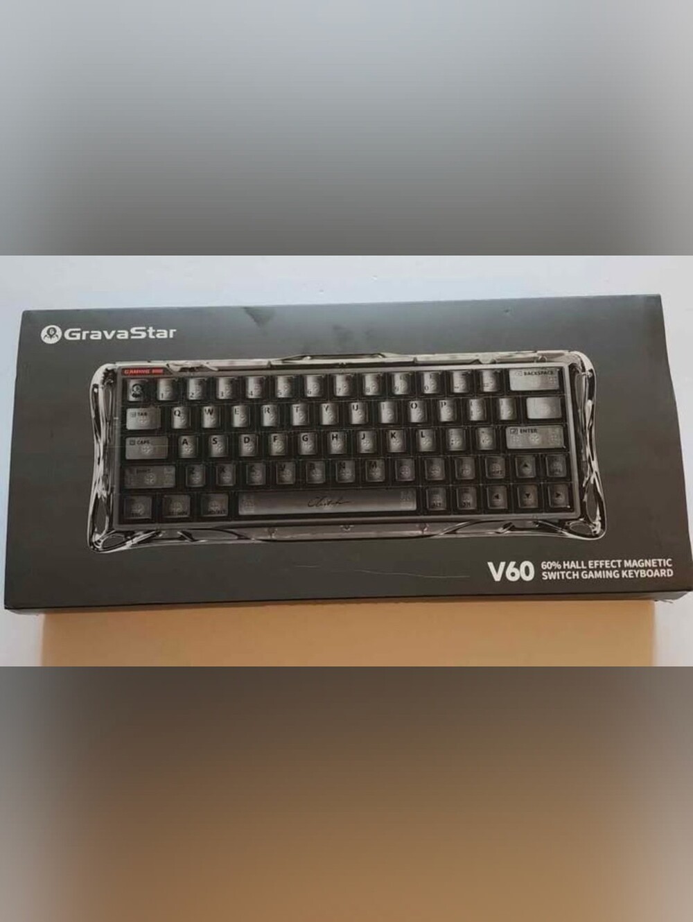 GravaStar V60 60% Hall Effect Magnetic Switch Gaming Keyboard. Amazon Open Box